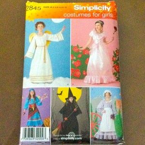 Costumes for Girls Pattern Simplicity 2845